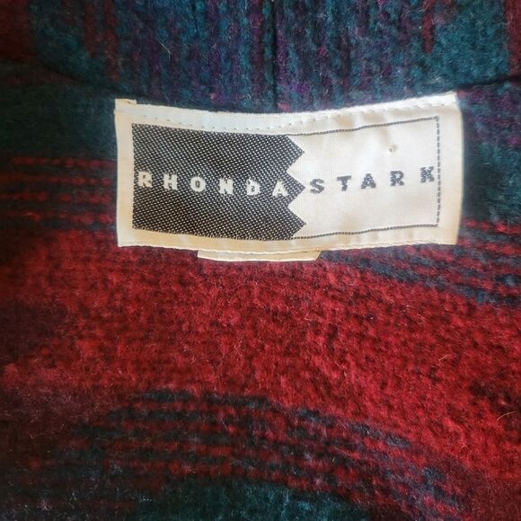 Rhonda Stark Southwestern Wool Jacket with Bell Sleeves Size Medium - Picture 5 of 6